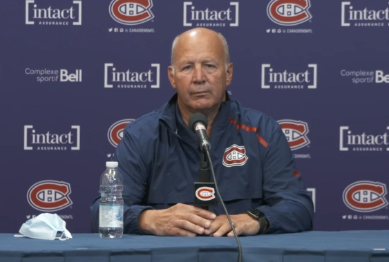 Claude Julien PÈTE une COCHE sur les journalistes!!!