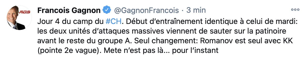 Claude Julien s'est rendu compte que ça ne faisait pas de sens...