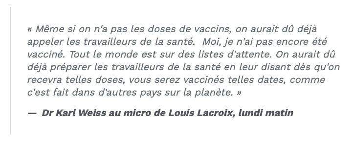 COVID-19: Le Québec dans la TOURMENTE, Molson STRESSE...