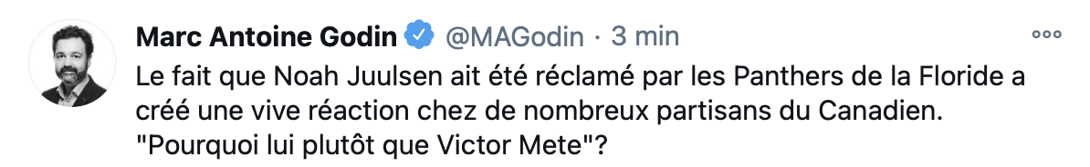 IMAGINEZ comment Victor Mete se sent...