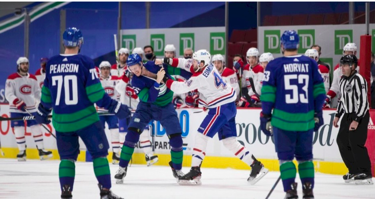 Jeremy Filosa RIDICULISE la FIGHT de Joel Edmundson et Tyler Myers...