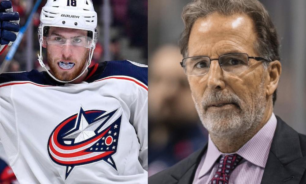 John Tortorella a encore PÉTÉ sa COCHE sur Pierre-Luc Dubois hier...