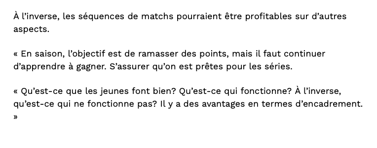 La seule façon que Bergevin obtienne Dubois sans SACRIFIER Suzuki...