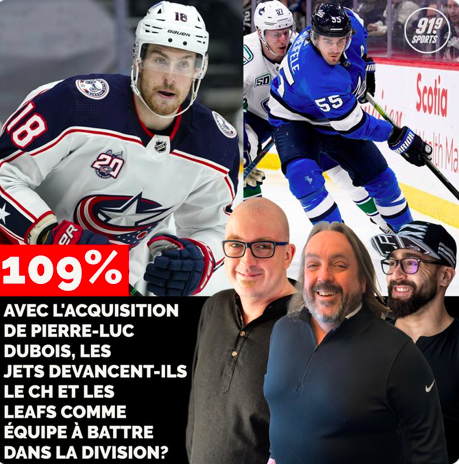 Le 91,9 Sports doit arrêter...de se montrer avant Dubois!!!