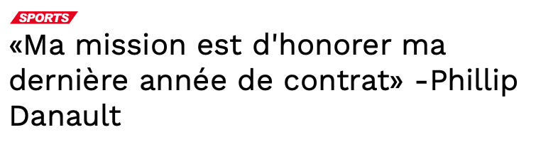 Phil Danault et Claude Julien CONTRE Marc Bergevin...