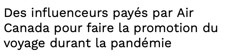 SCANDALE d'AIR CANADA: la LNH dans l'EMBARRAS...