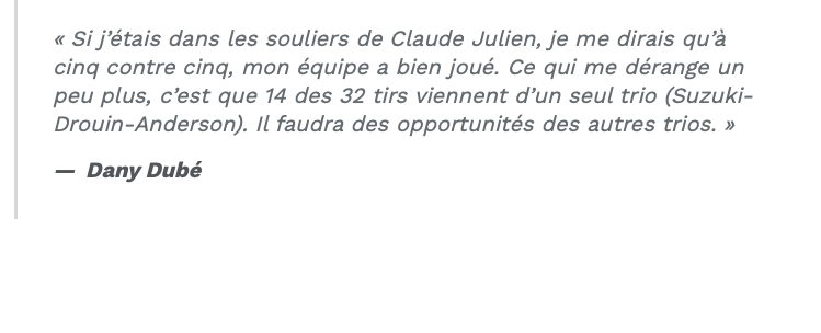 Selon Dany Dubé...ça sent la COUPE!!!