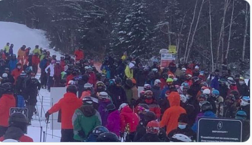 Voici ce qui se passe à Mont-Tremblant ce matin...OUCH...