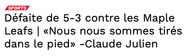 Ben Chiarot ENFIN VISÉ PUBLIQUEMENT...