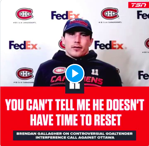 Brendan Gallagher en FURIE, la LNH achetée par les CASINOS?