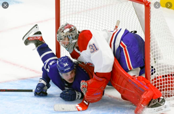 Carey Price joue dans la tête d'Auston Matthews...