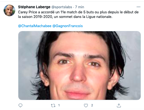 Cette fois, Carey Price n'a pas dit aux journalistes...