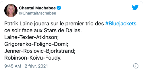 Columbus a déjà compris que Max Domi n'est pas un centre...