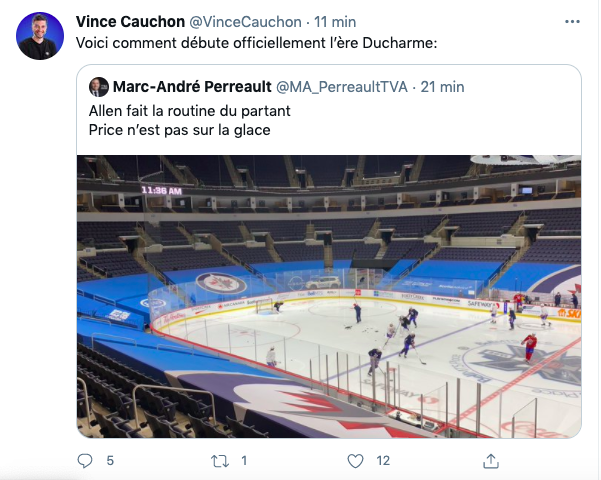 Dominique Ducharme a des BALLS en OR!!!!!