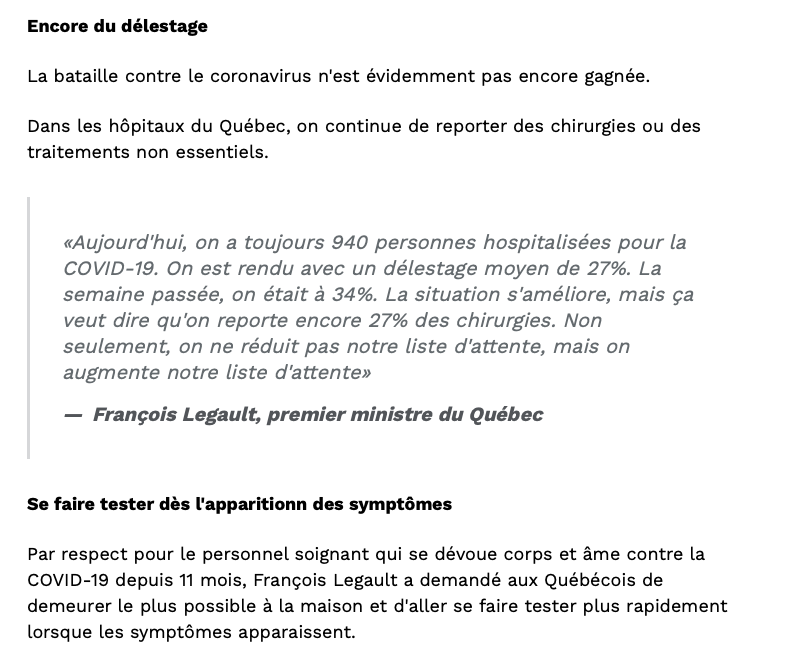 François Legault parle comme Marc Bergevin...