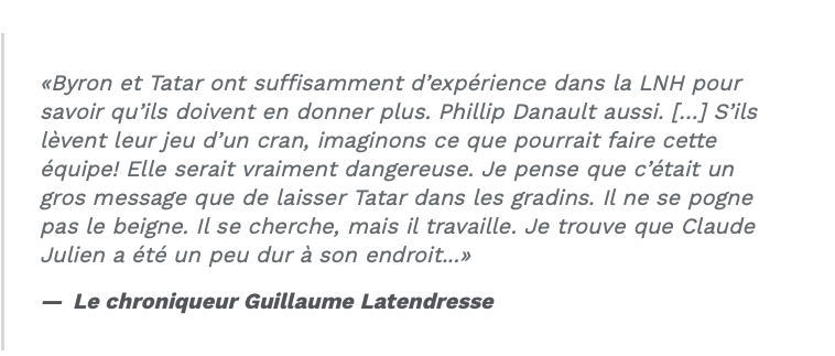 Guillaume Latendresse les prend en PITIÉ...