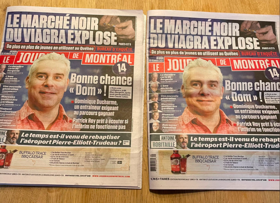 HAHA!!! Dominique Ducharme et le marché du VIAGRA...