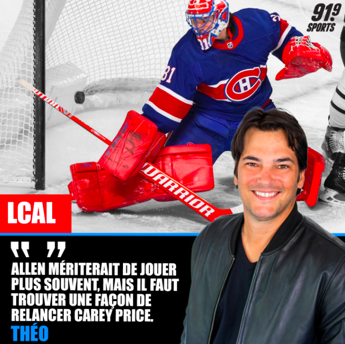 José Théodore déteste assez Carey Price....