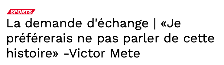 La RISÉE du Québec ce matin...