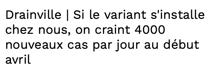 Le Québec en TERREUR: 4000 infections par jour en avril...