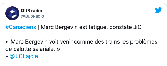 Marc Bergevin est FATIGUÉ...