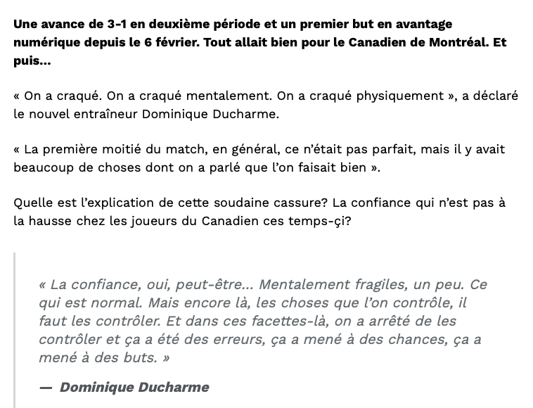 Marc Bergevin va CRAQUER MENTALEMENT et PHYSIQUEMENT...