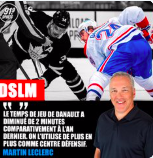 Même les journalistes québécois savent que c'est la FIN pour Phil Danault...