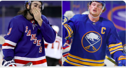 Mika Zibanejad et Alexis Lafrenière pour avoir Jack Eichel..