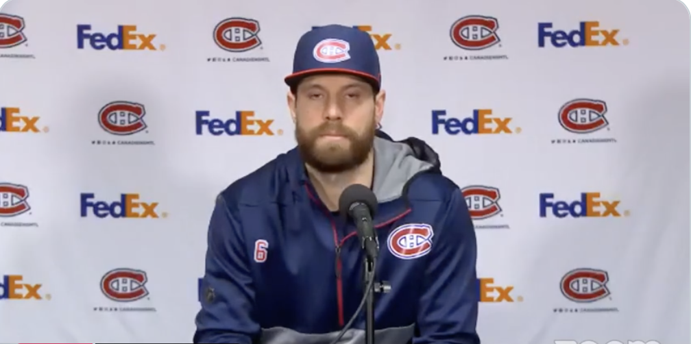 Shea Weber essaie de protéger la PRINCESSE...