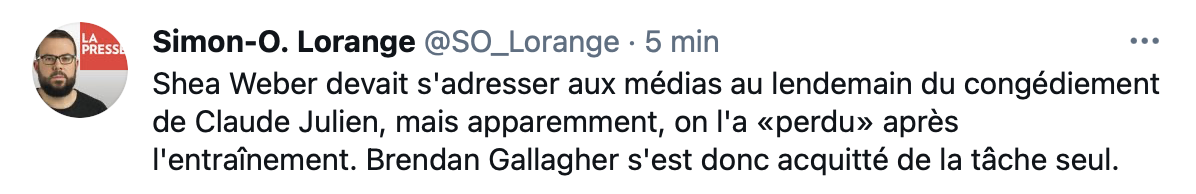 WOW...Shea Weber est un lâche...