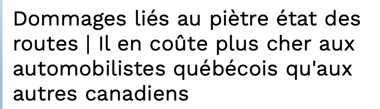 Au Québec, on aime se faire FOU...