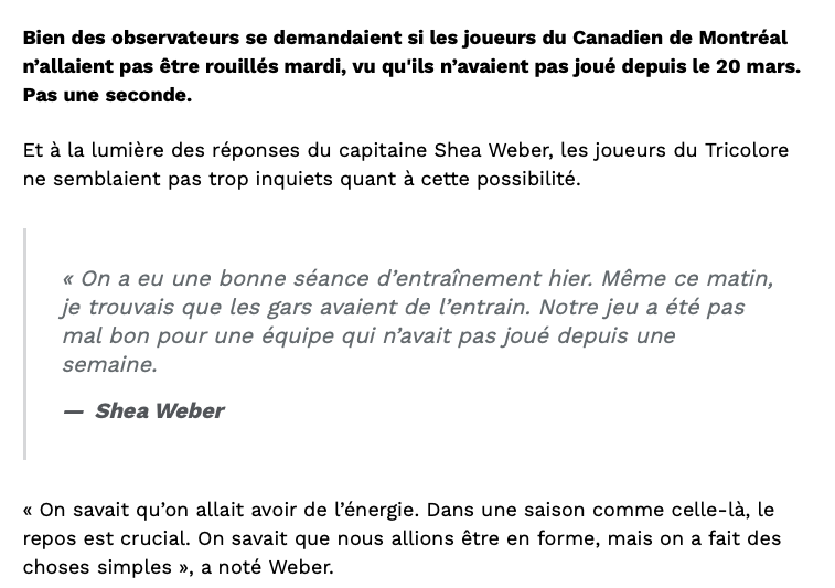 Claude Julien est tombe MALADE en regardant le match...