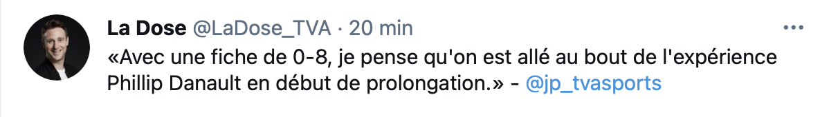 Danault va devoir partir, avant de devenir le Patrice Brisebois...