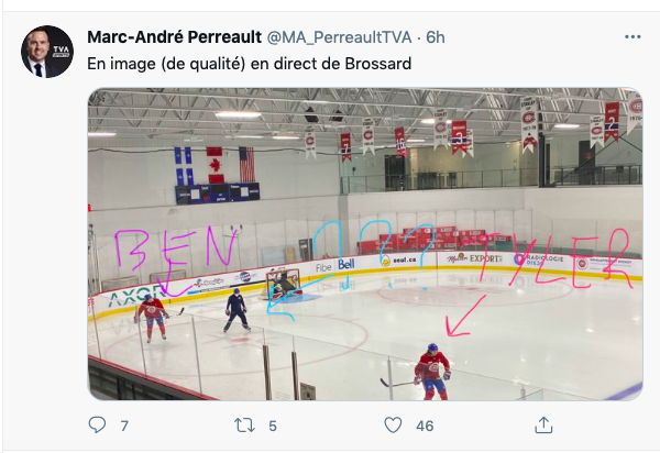 Faut vraiment que le gars de TVA Sports arrête...