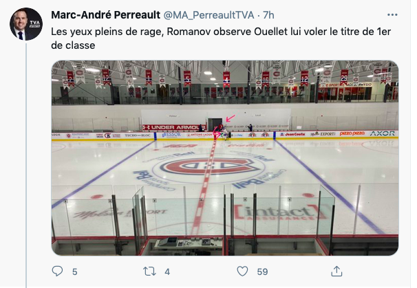 Faut vraiment que le gars de TVA Sports arrête...