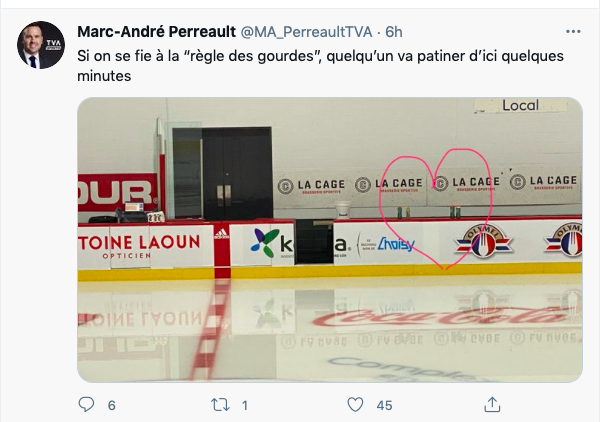 Faut vraiment que le gars de TVA Sports arrête...