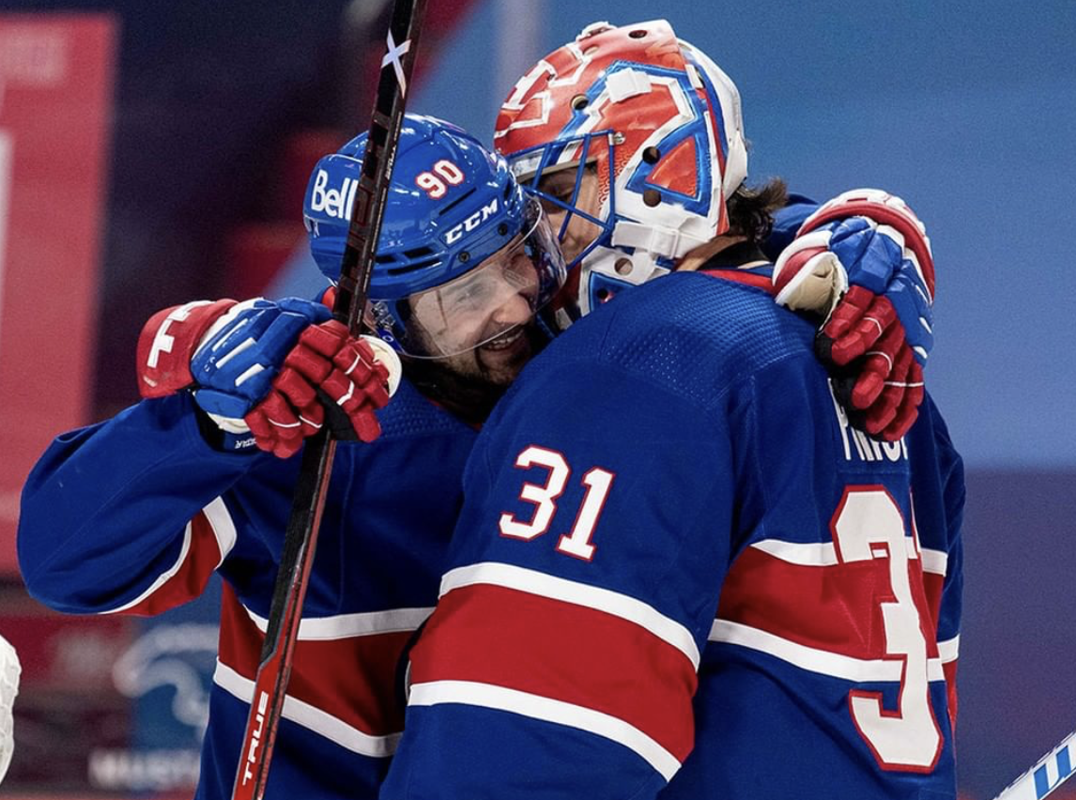 HAHA...Carey Price a enlevé le petit singe...