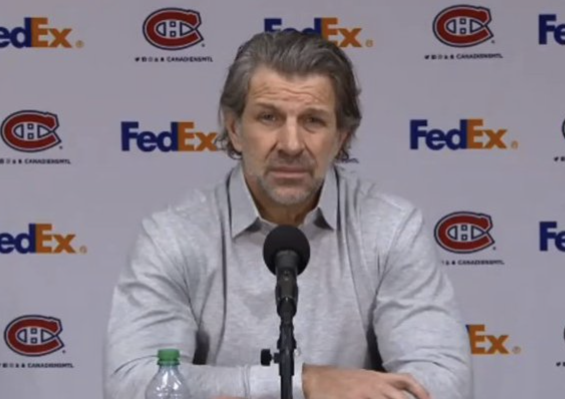 HAHA...Marc Bergevin rencontre plus souvent les médias...