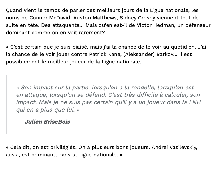 Julien Brisebois va mettre Connor McDavid en TABARN...