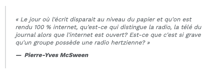 La CONVERGENCE de QUEBECOR, Jean-Charles de retour à la radio...