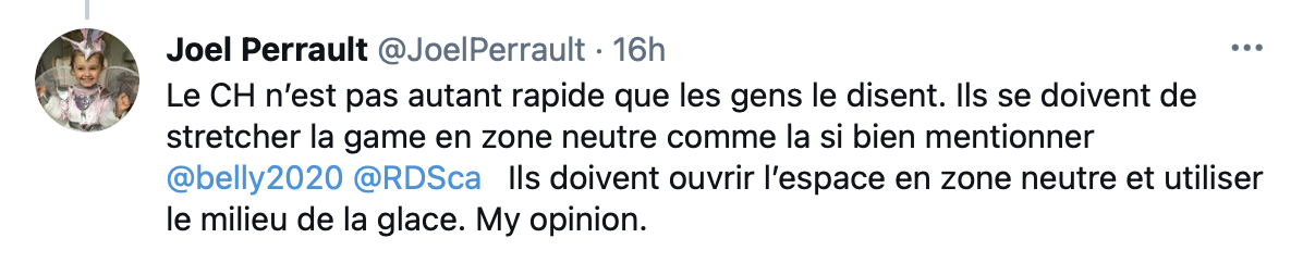 Le CH n'est pas aussi rapide qu'ils pensent...