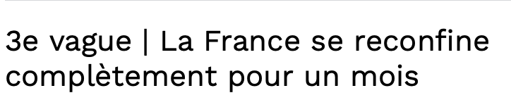 Le COUVRE-FEU de retour: la pire NOUVELLE pour Geoff Molson...