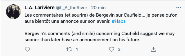 Le SOURIRE de Marc Bergevin veut tout dire...