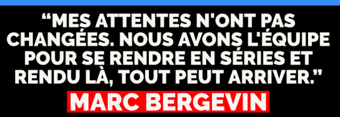 Marc Bergevin fait de l'ALZHEIMER?