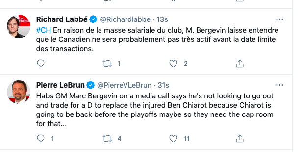 Marc Bergevin REJETTE les rumeurs de Mattias Ekholm!!!!