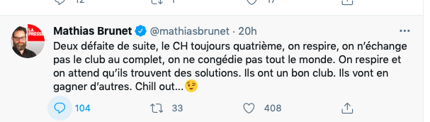 Mathias Brunet se permet d'être MÉPRISANT envers les fans du CH...