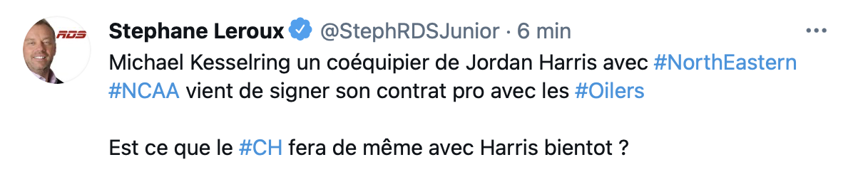 Pourquoi Jordan Harris n'a pas encore signé ?