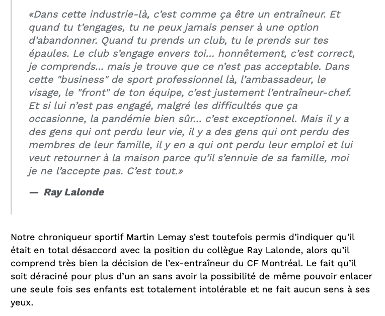 Ray Lalonde le SANS-COEUR...il RAMASSE Thierry Henry!!!