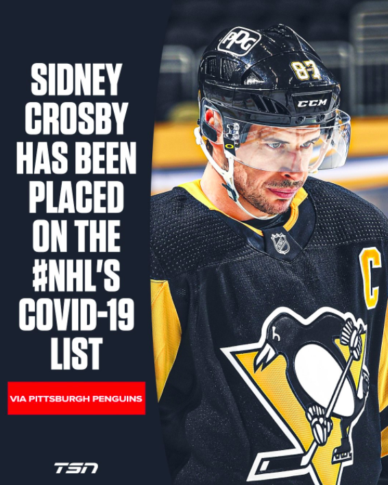 Sidney Crosby COVIDÉ...et Carey Price...