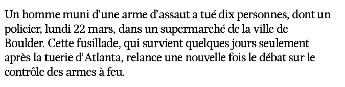 TUERIE au Colorado: Joe Sakic DÉTRUIT...